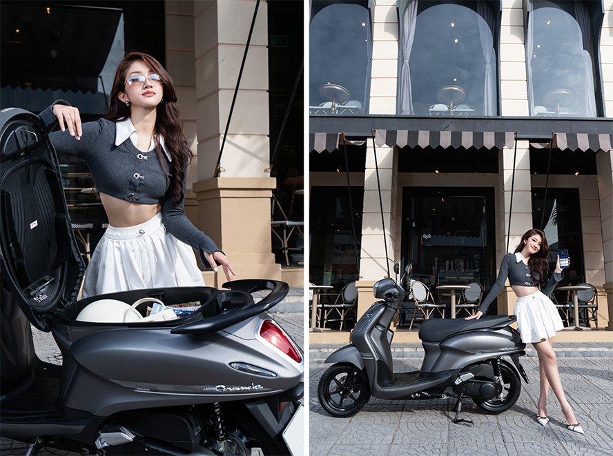 Yamaha Grande được trang bị nhiều tính năng hiện đại, mang đến trải nghiệm lái linh hoạt