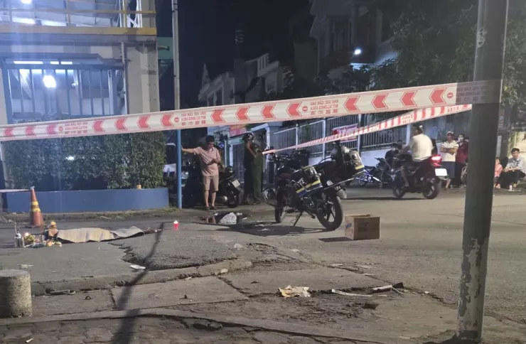 Hiện trường vụ tai nạn khiến bé gái 4 tuổi tử vong.