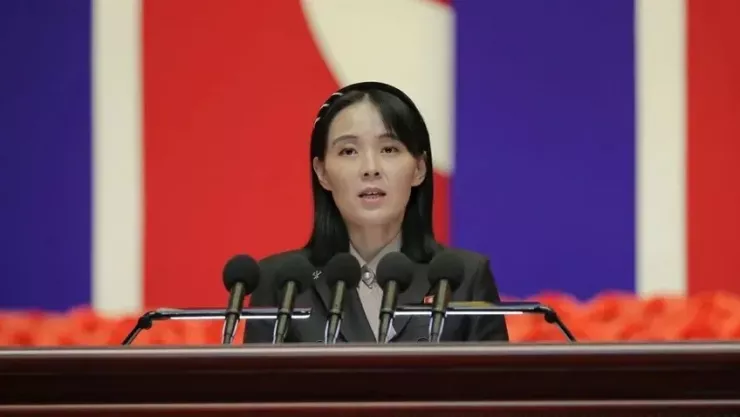 Bà Kim Yo-jong, Phó Trưởng ban Ủy ban Trung ương đảng Lao động Triều Tiên và là em gái lãnh đạo Triều Tiên Kim Jong-un. Ảnh: RODONG SINMUN