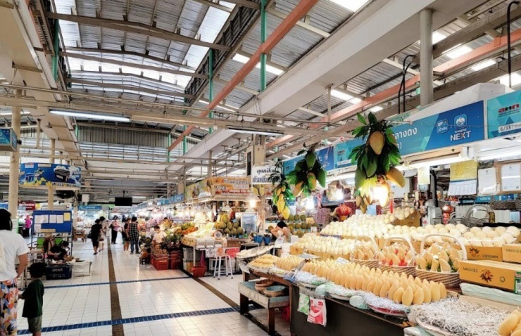 Chợ Or Tor Kor ở thủ đô Bangkok (Thái Lan). Ảnh: GOOGLE