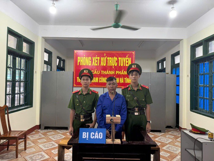 Bị cáo Nguyễn Văn Thiện tại phiên xét xử