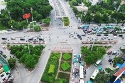 Cận cảnh các nút giao được xác định là 'cửa' kiểm soát xe máy xăng tại Hà Nội
