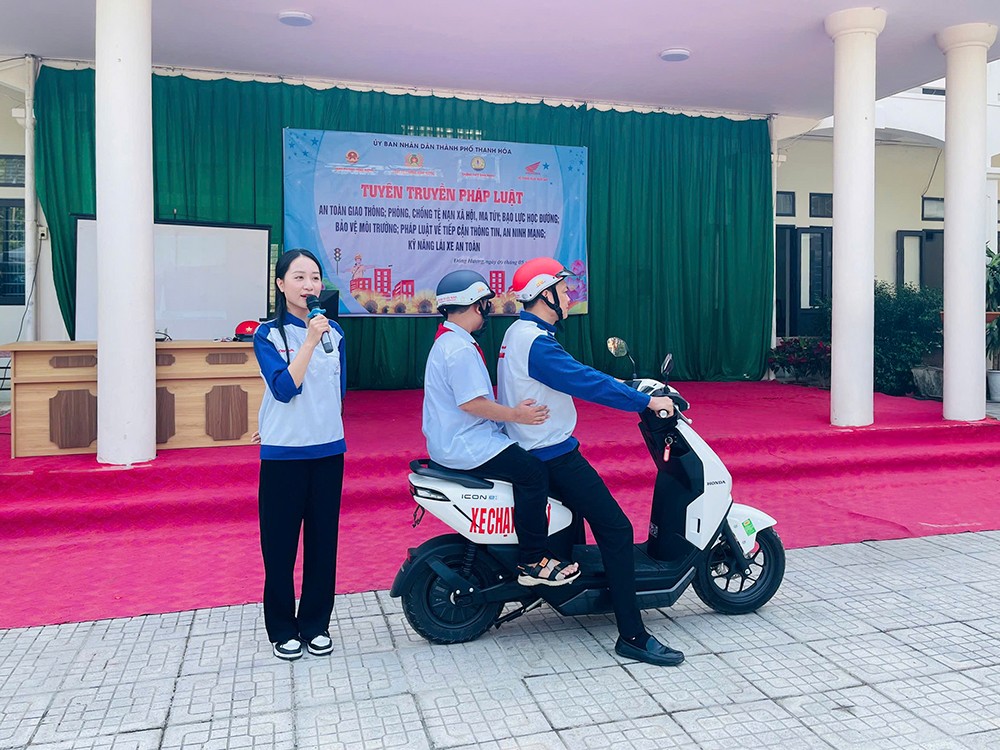 HEAD Ngôi Sao 1 (Thanh Hóa) xuất sắc trong hoạt động đào tạo ATGT Quý 2 - 2025