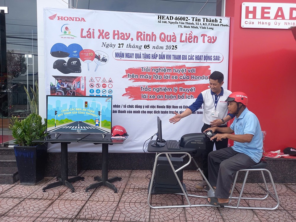 HEAD Tân Thành 2 (Vĩnh Long) xuất sắc trong trong hoạt động đào tạo ATGT Quý 2 - 2025