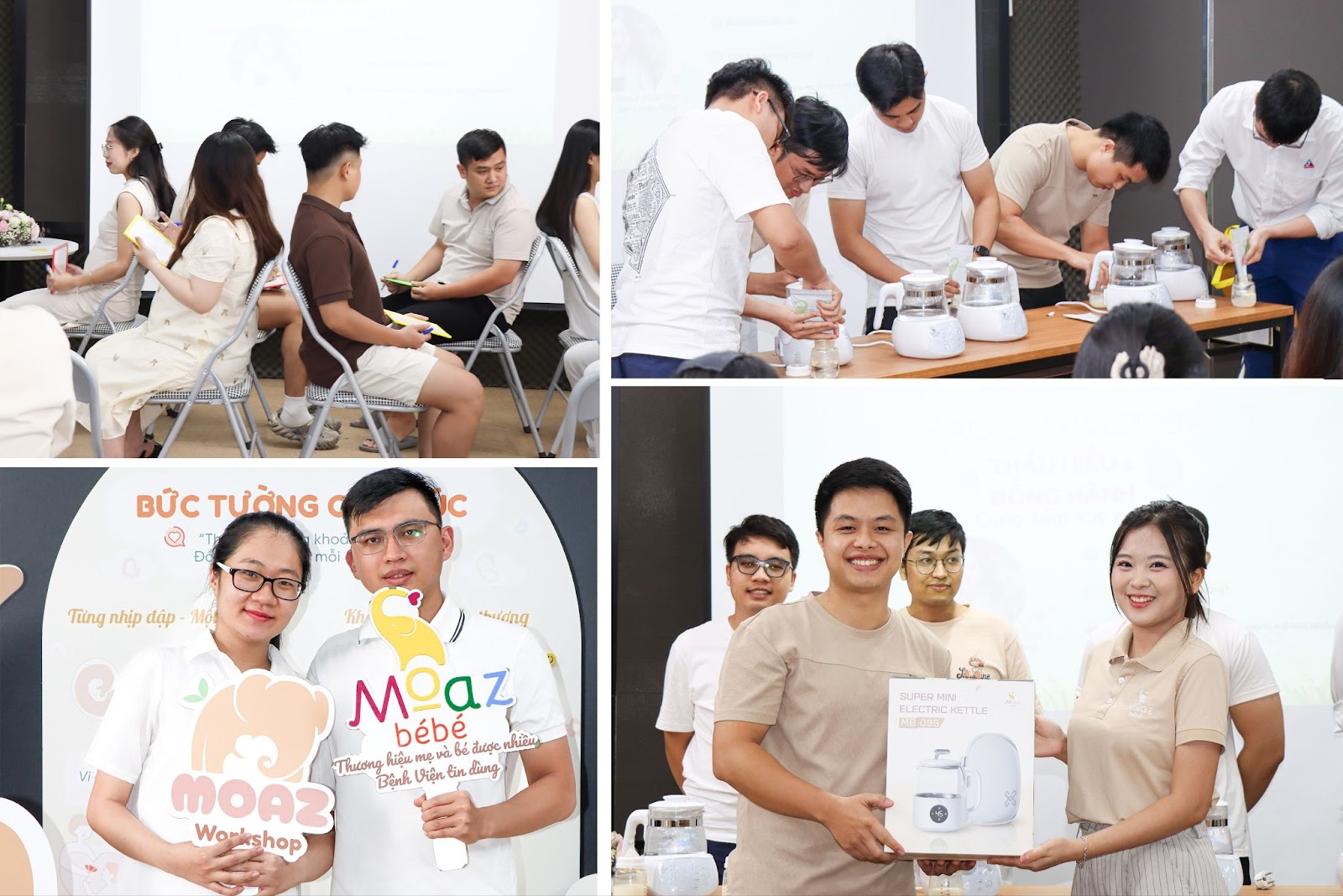 Các hoạt động giúp các ông bố đồng hành cùng mẹ bầu