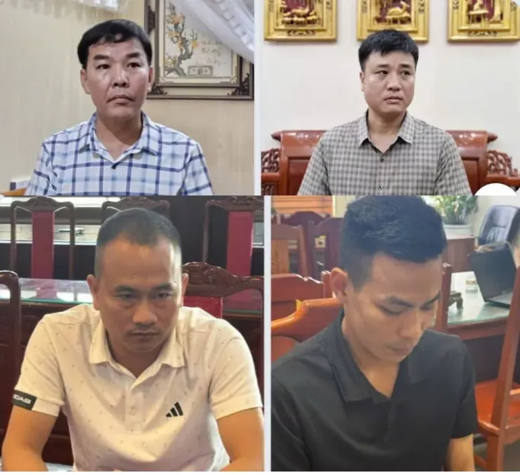 Lê Bật Sơn, Lê Khắc Tam và Lê Nguyên Nam, Lê Đình Vinh.