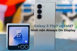 Galaxy Z Flip7 và Z Fold7 có hỗ trợ hình nền Always On Display không?