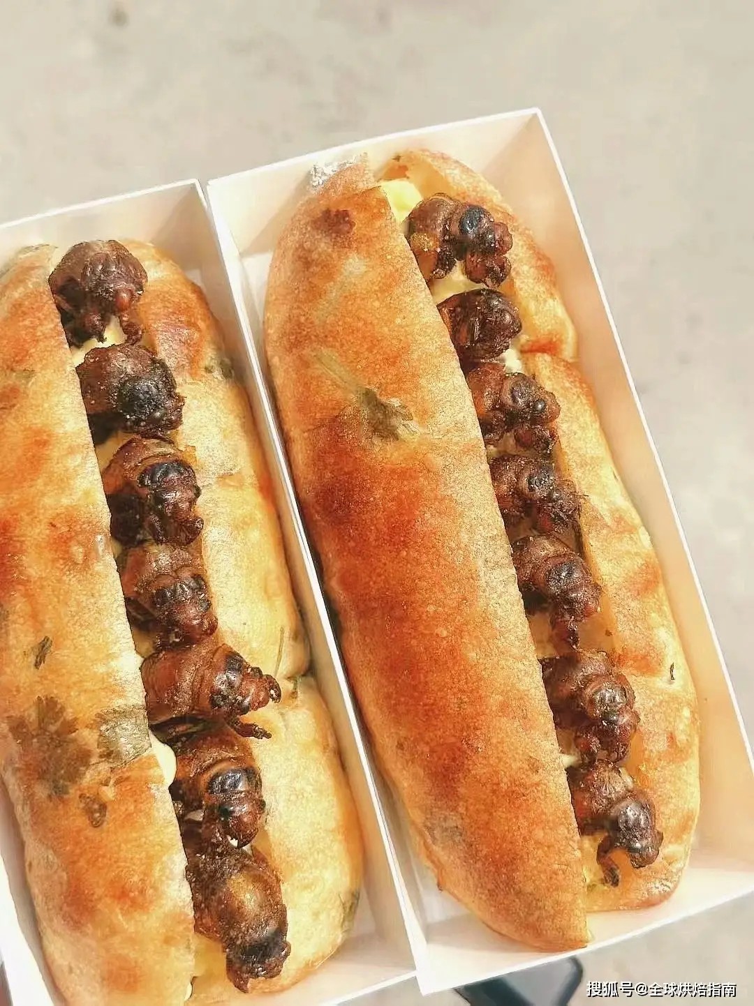 Bánh mì ve sầu: Món ăn gây sốt ở TQ, mỗi ngày bán 300-400 cái - 4