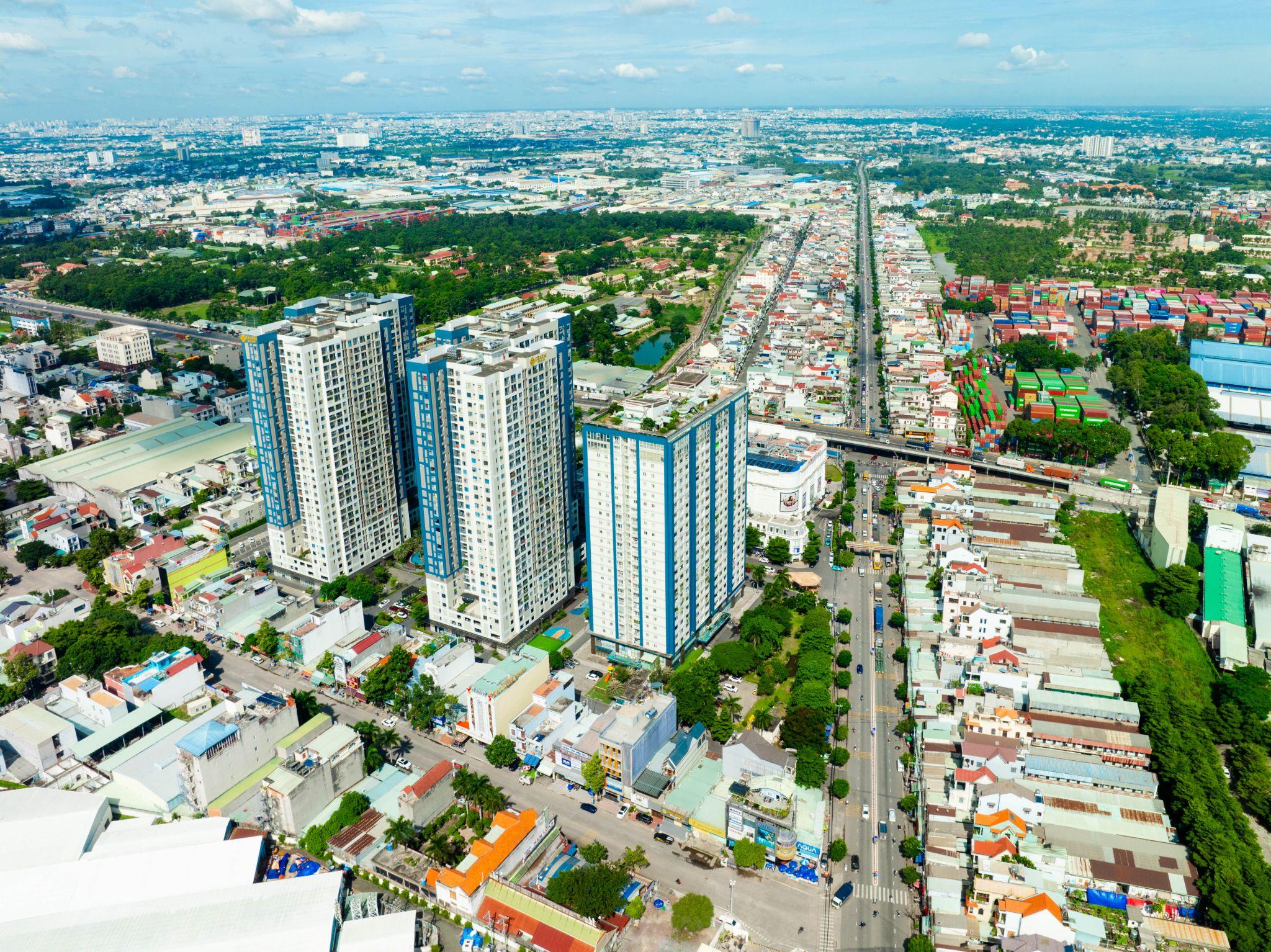 Thị trường bất động sản tại các đô thị vệ tinh TP. HCM sôi động sau sáp nhập