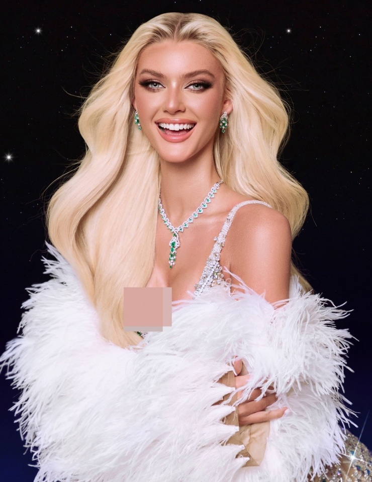 Tháng 11/2024, Victoria Kjær Theilvig - đại diện Đan Mạch đánh bại hơn 100 thí sinh để đăng quang Miss Universe - Hoa hậu Hoàn vũ Thế giới. Ảnh: Miss Universe.