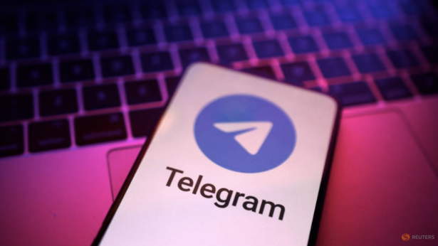 Logo của Telegram. (Ảnh: Reuters)