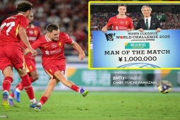Rực rỡ Wirtz "mở tài khoản" cho Liverpool, được thưởng nóng 175 triệu đồng