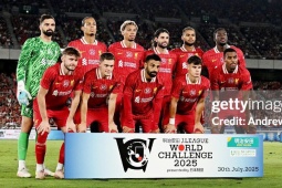 Trực tiếp bóng đá Yokohama Marinos - Liverpool: Đôi công hấp dẫn, cột dọc cứu thua