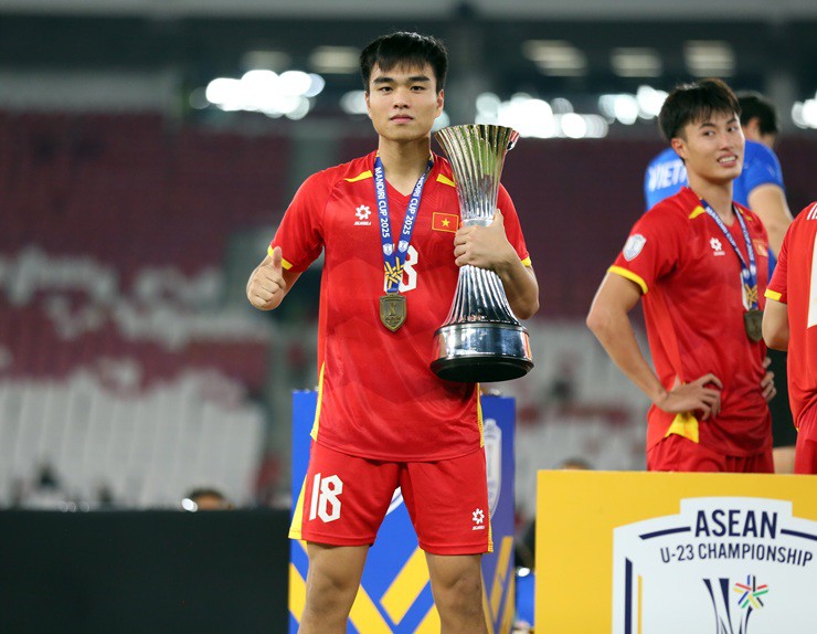 Công Phương là chủ nhân của bàn thắng duy nhất trong trận chung kết U23 Đông Nam Á 2025.