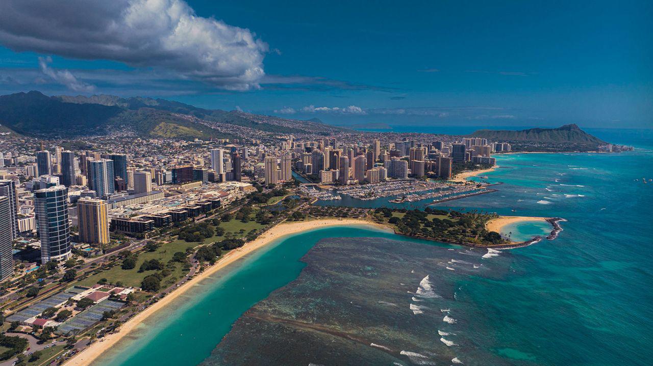 Khung cảnh ven biển ở Hawaii, Mỹ. Ảnh Getty Images.