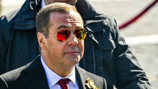 Phó Chủ tịch Hội đồng An ninh Nga Dmitry Medvedev. Ảnh: Anadolu