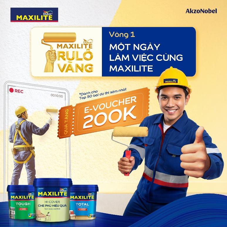 Vòng 1 cuộc thi đã được công bố tại fanpage Maxilite từ Dulux