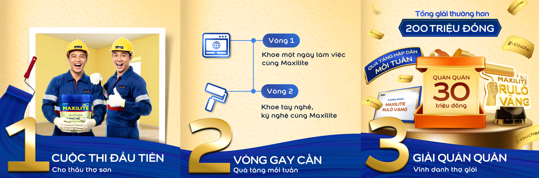 Những con số nổi bật từ cuộc thi “Maxilite – Rulô Vàng”