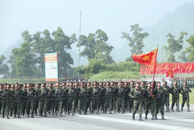 Khối trưởng Khối Nam sĩ quan tại A80 gây ấn tượng bởi thần thái và tác phong kỷ luật - 1