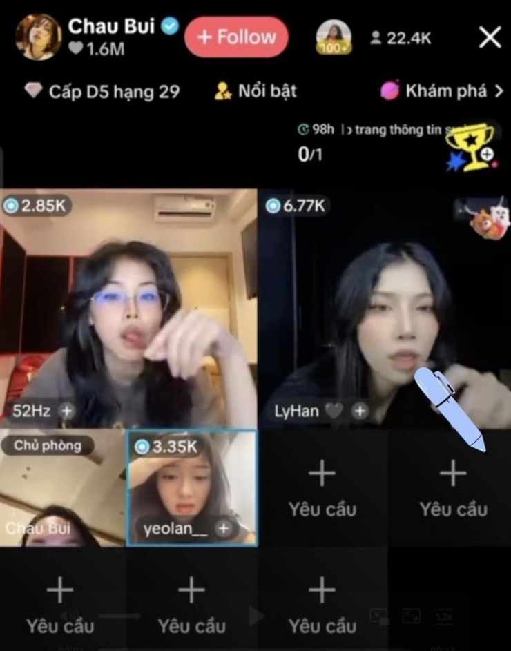 Bức ảnh LyHan cầm "vật thể lạ" đang gây xôn xao mạng xã hội.