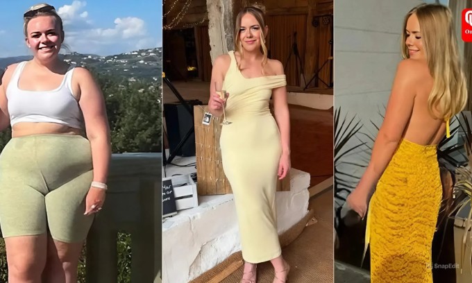 Georgina có vóc dáng gợi cảm sau khi giảm thành công 45 kg. Ảnh: One World News