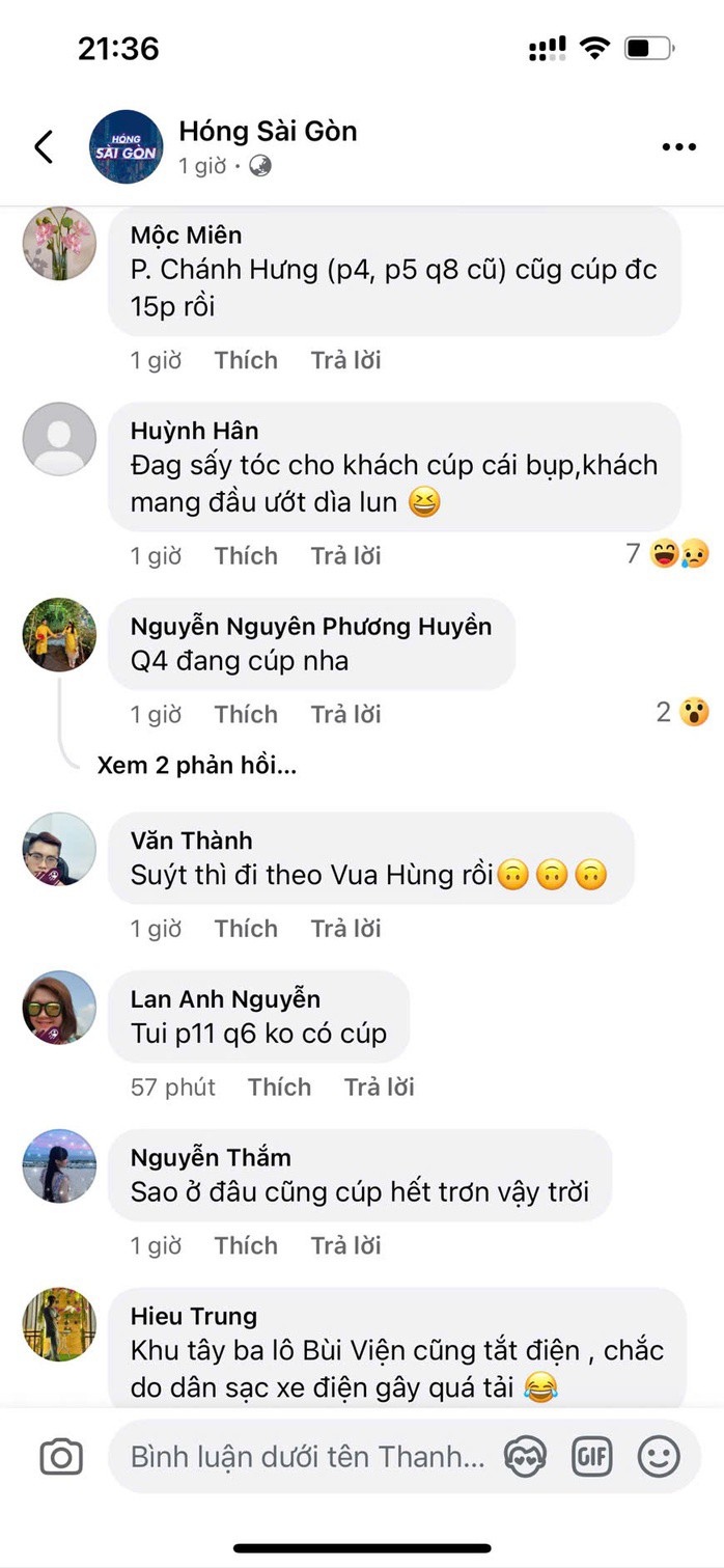 Điện bất ngờ tắt ngúm trong giờ cao điểm buổi tối