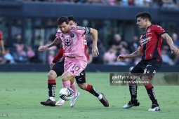 Video bóng đá Inter Miami - Atlas: Messi cú đúp kiến tạo, định đoạt phút 90+6 (Leagues Cup)