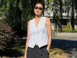 Trang phục tối giản của Tăng Thanh Hà khi nghỉ hè ở Mỹ