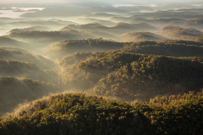 Dãy Appalachian che giấu một khối đá nóng khổng lồ bên dưới, đang di chuyển về hướng TP New York - Ảnh: NATIONAL GEOGRAPHIC