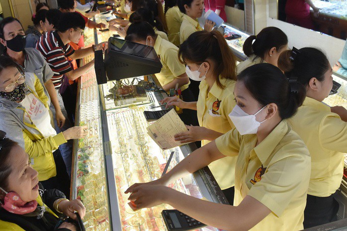 Giá vàng trong nước bật tăng trở lại