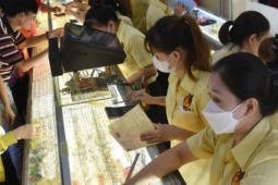 Giá vàng miếng SJC, vàng nhẫn tăng trở lại