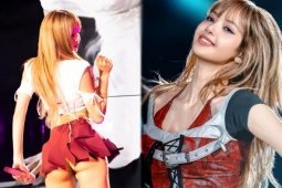 Lisa bị chỉ trích vì  ' nghiện '  khoe mông