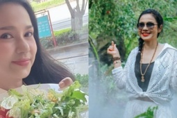 Mặt mộc tuổi trung niên của nữ diễn viên phim  ' Người đẹp Tây Đô ' 