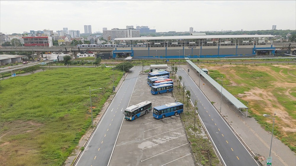 Tuyến xe dễ dàng kết nối nhà ga Metro Suối Tiên