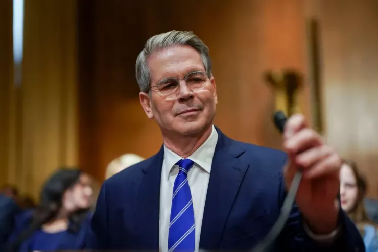 Bộ trưởng Tài chính Mỹ Scott Bessent. Ảnh: AL DRAGO/BLOOMBERG