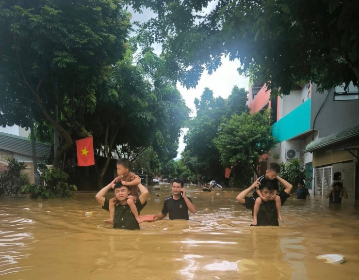 Hình ảnh xã Sông Mã, Sơn La ngập đục ngầu trong trận lũ lịch sử - 6