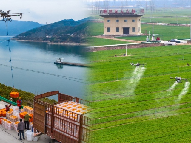 Những cánh đồng “không người lái“ tại Trung Quốc