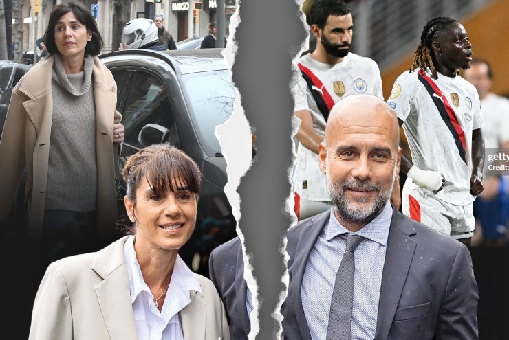 HLV Guardiola sắp ly hôn vợ, nội bộ Man City "nháo nhào" trước mùa giải mới