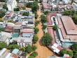 Hình ảnh một xã ở Sơn La ngập trong biển nước đục ngầu, cảnh hiếm thấy sau 50 năm