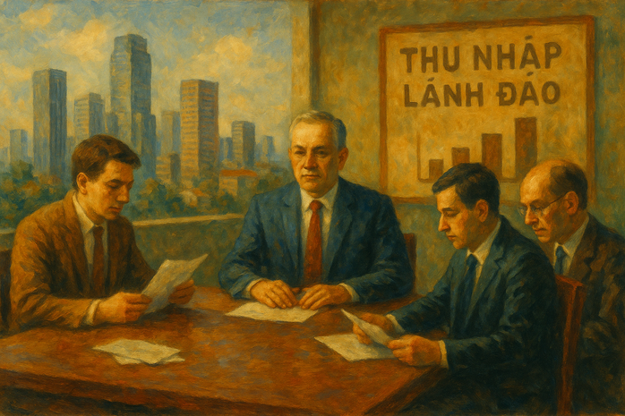 Nhiều lãnh đạo công ty bất động sản có thu nhập cao trong 6 tháng đầu năm 2025 (Ảnh mình họa AI).