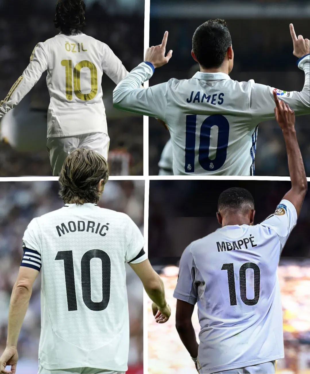 Mbappe là người mặc áo số 10 mới nhất của Real Madrid