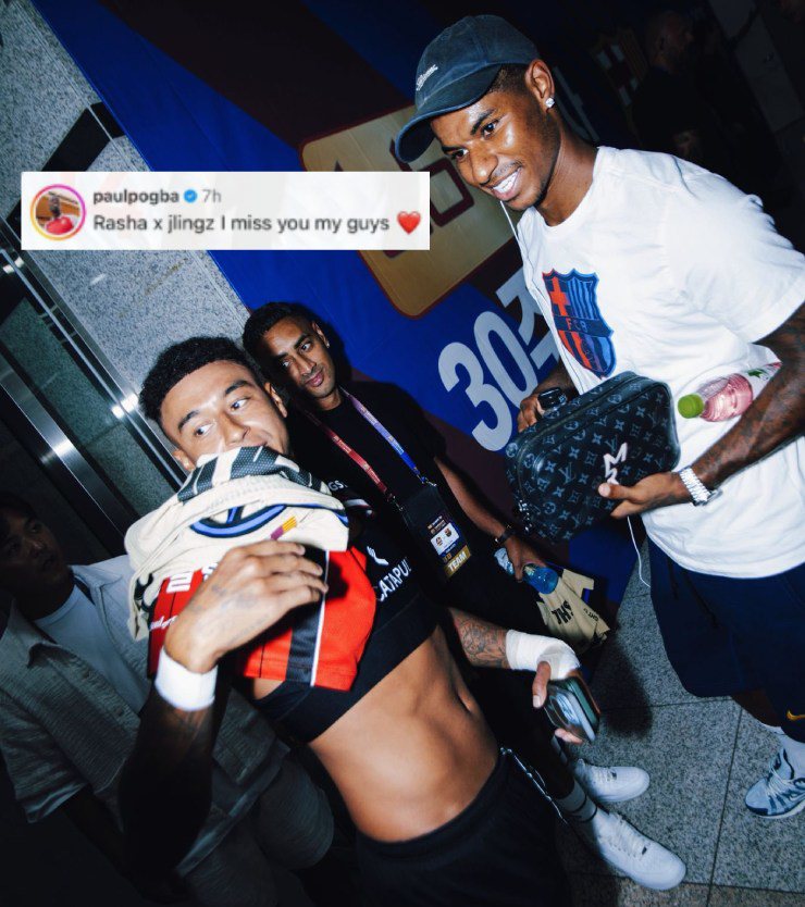 Tin mới nhất bóng đá tối 2/8: Pogba phấn khích khi Lingard tái hợp Rashford - 1