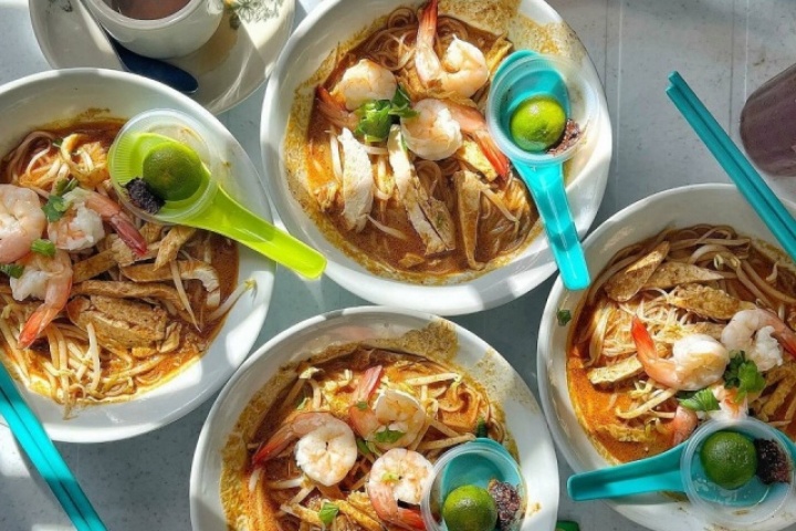 Sarawak laksa - món bún 'quốc hồn quốc túy' của Malaysia