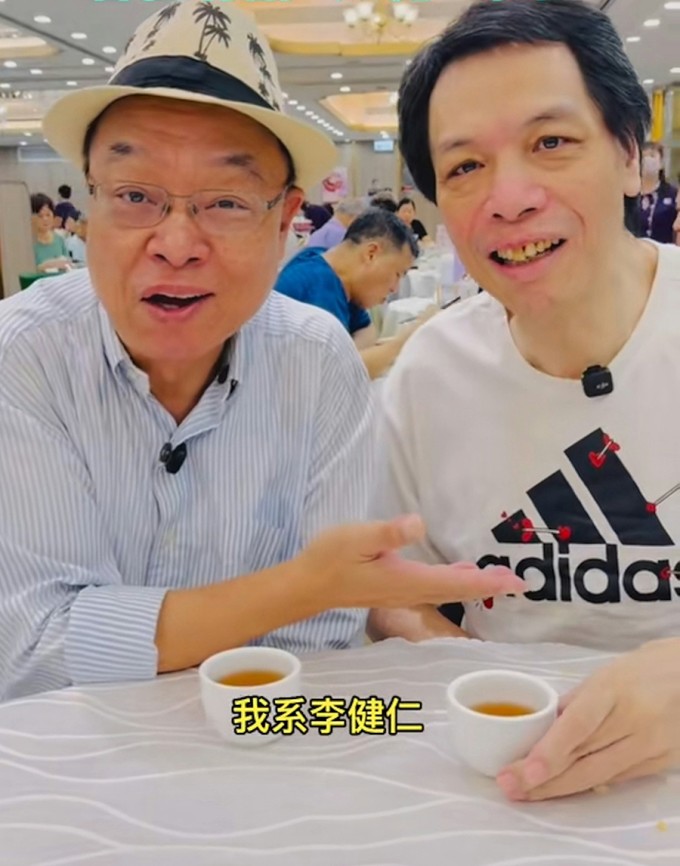 Đạo diễn Lý Lực Trì (trái) và diễn viên Lý Kiện Nhân. Ảnh: HK01