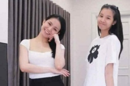 Thùy Lâm khoe con gái cao hơn mẹ
