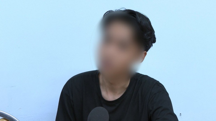 A cho biết mình bị thao túng tâm lý và hoàn toàn tin tưởng những người liên hệ với mình qua điện thoại. Ảnh: NT