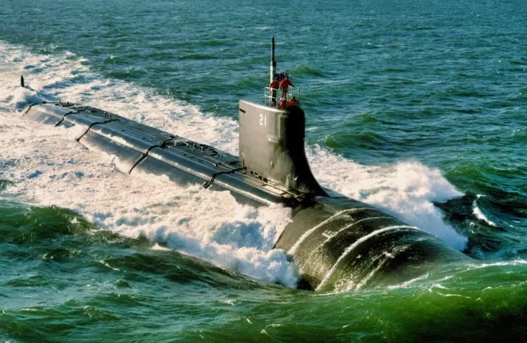 Tàu ngầm tấn công nhanh lớp Seawolf của Hải quân Mỹ. Ảnh: CREATIVE COMMONS