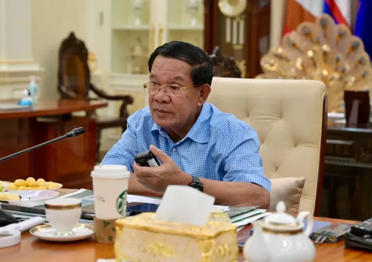 Chủ tịch Thượng viện Campuchia - ông Hun Sen. Ảnh: FACEBOOK