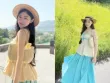 Con gái Quyền Linh hóa “nàng thơ mùa hè” ngọt ngào ở Thụy Sĩ