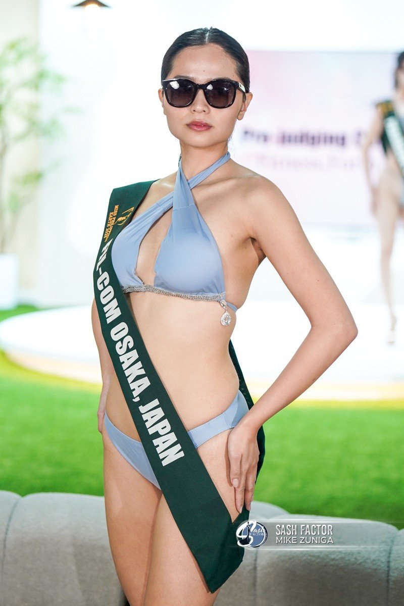 Thí sinh Hoa hậu Trái Đất để mặt mộc diễn bikini - 13